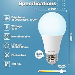 DEGNJU LED Light Bulbs, 100 Watt Equivalent LED