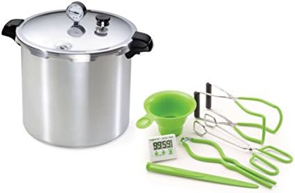 Presto 23-Quart Pressure Canner and Cooker with 7-Function Canning Kit