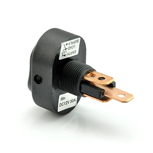 AutoEC 30 Amp 12 Volt Blue LED ONOFF Rocker Switch Toggle Triangle