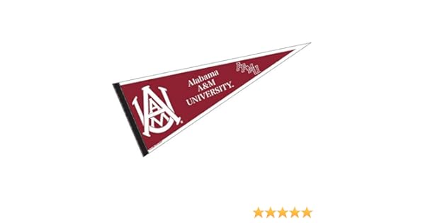 Amazon Com College Flags Banners Co Alabama A M Pennant Full