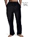 Hanes Mens ComfortSoft® Jersey Cotton Lounge Pants Black S Hanes Mens ComfortSoft® Jersey Cotton Lounge Pants