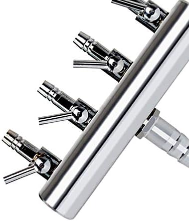 水族館空気流レバー レバーバルブ 水槽 エアーポンプ エアレーション ディストリビュータ 分配器 4分岐 B07xjqx31l 500円 大人気 New Arrival 最安値挑戦 年中無休 高品質 通販