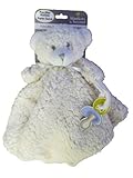 BLANKETS & BEYOND ADORABLE NUNU PACIFIER HOLDER OFF-WHITE TEDDY BEAR