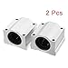 uxcell 2pcs SCS20 LM20UU Linear Motion Ball Bearing 50mmx41mmx54mm Slide Bushing Block