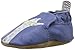 Robeez Boys' Soft Soles, Genius Blue, 12-18 Months M US Infant