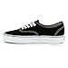 VANS Unisex Authentic Black Canvas VN000EE3BLK Mens 10.5, Womens 12