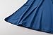 LARACE Women 3/4 Sleeve Tunic Top Loose Fit Flare T-Shirt(3X, Steel Blue)