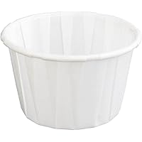 2oz Paper Portion Cups for Condiments, Medicine, Jello Shots, Product Samples, Taste Tests (2 oz size) by Genpak F200 - 250 C