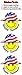 3 - Happy Surveyor Smiley USA Hardhat Oilfield Helmet Toolbox Sticker H903