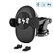 Camboss 2-in-1 Qi Wireless Car Charger with Suction Mount Holder and Air Vent Mount for Samsung Galaxy S8, S7/S7 Edge, Note 8 & Standard Charge for iPhone X, 8/8 Plus & Qi Enabled Devices
