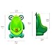 Dshengoo Frog Pee Training Toilet-Training Potty, Green, Polypropylene