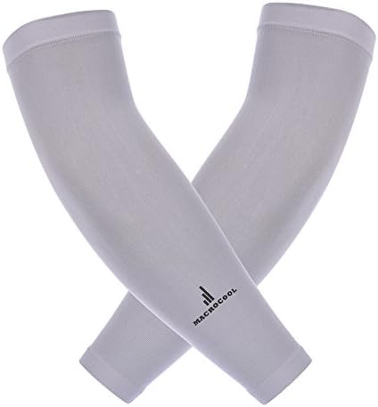 Macroffice MACROCOOL Arm Sleeves, Korea Seamless Unisex UV Protection Anti- Mosquito Cooling Cover for Men Women Youth Arm Warmers for Cycling Golf Baseball Basketball Driving Fishing Long Cover