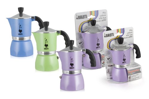 Bialetti Fiammetta 1 Tasse / Espressokocher für 1 Tasse Alu /grün – Bild 5