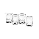Gourmet Basics by Mikasa Quartz Double Old Fashioned Glass, 11-1/2-Ounce, Set of 4