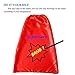 LEILE Children Superhero Dress Up Party Capes with Soft Masks Pack of 20 pcs (10 Sets 10 Colors)