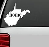 E1047 WEST VIRGINIA HOME STATE DECAL STICKER for CAR TRUCK SUV VAN ATV WINDOW SURFACE WALL LAPTOP GATOR ART