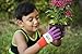 Kiddie Master Gardening Gloves for Kids - Set of 2 Pairs, Breathable Cotton, Gripping Design, Great for Home, School, Yard Work, Top Learning Tool Gift