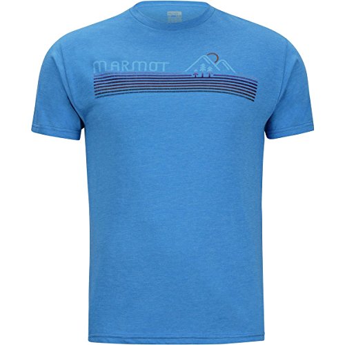 Marmot Line Set T-Shirt - Men's Royal Heather, XL