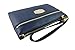 Michael Kors Jet Set Item Leather Wristlet (Navy)