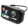 Casinlog Elektrische fietsdisplay 24 V 36 V 48 V Ebike Ligent Control Panel LCD-display LED880 waterdichte controller…