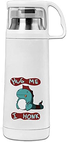 Karen Garden Hug Me, I Honk Stainless Steel Vacuum Insulated Water Bottle Leak Proof Handled Mug White,12oz