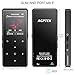 MP3 Player with Bluetooth, AGPTEK 16GB Portable Music Player Support AirPods Connection, Independent Bluetooth Touch Button, Bookmark, FM Radio, FM Recording, Expandable up to 128GB