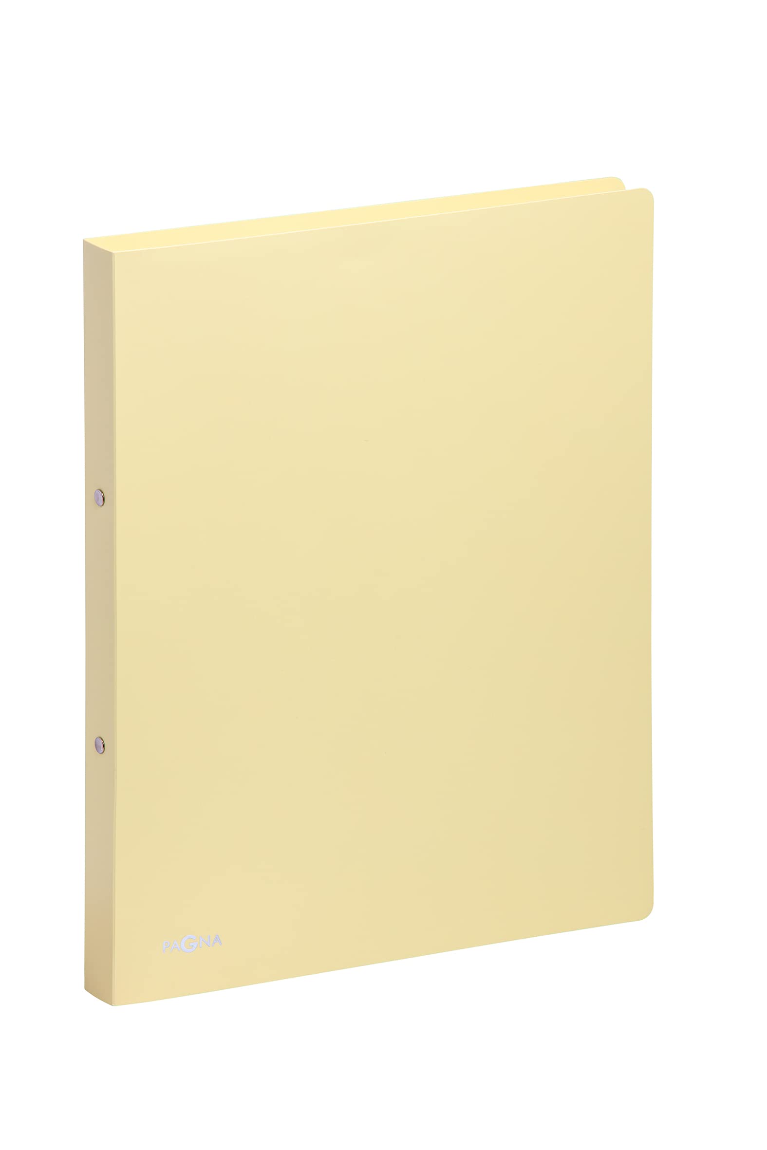 PAGNA 20902-04 Ring Binder A4 16 mm Polypropylene Pastel Eco 2-Ring Mechanism Yellow