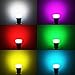 Yangcsl 5W A19 Remote Controlled Color Changing LED Light Bulbs, RGB + Daylihgt White, 40W Incandescent Bulb Equivalent, 16 Color Choice, E26 Medium Screw Base (Pack of 2)