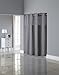 Hookless RBH27MY841 Square Tile Jacquard Shower Curtain with Snap-In Fabric Liner - Frost Grey