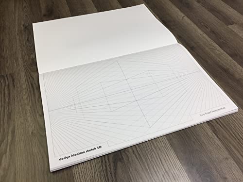 Design Ideation Sketch 3D Perspective Grid Paper Pad. Multi-Media Paper ...