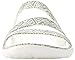 Crocs Women's Swiftwater Graphic Flat Sandal Sport, Grey Diamond/White, 8 M US
