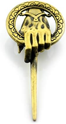 kraft trendz Game of Thrones Series The Hand of The King Brown Metal Brooch Accessories for Men and Women