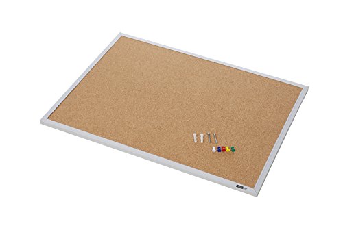 Innovart Cork Bulletin Board, Cork Board,Aluminum Frame 5 Pcs Claer Push Pin included (36 x 48)