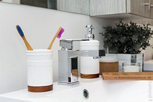 image for Bamboo Toothbrush - Organic Eco-Friendly Moso Bamboo Toothbrushes with