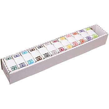 TAB Month Label Roll, 1/2