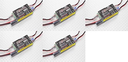HobbyFlip 5 x Quantity of Walkera QR MX400 Dr. Mad Thrust Series 3A BEC Inbuilt Aux Controlled On Off Switch