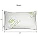 My Perfect Dreams Adjustable Bamboo Aloe Vera Shredded Memory Foam Pillow - Sleep Better Than Ever - Micro-Vented Bamboo Cover - Hypoallergenic and Dust Mite Resistant (Queen)