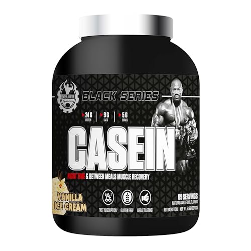 Dexter Jackson Black Signature Series Casein | 2276 Gram (5 Lbs, Vanilla Ice Cream)