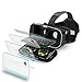 Gearzoid VR 360 Virtual Reality Google Cardboard Viewing Glasses-VR Headset Compatible with 4-6 inch Android Windows & IOS Smartphones-Iphone/4/5/6 Samsung Galaxy S 4/5/6/7 Edge Moto Nexus HTC LG