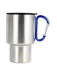 AGS marcas Acero Inoxidable mosquetón Taza de viaj
