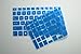Translucent Blue Ultra Thin Soft Silicone Gel Keyboard Protector Skin Cover for 15.6-Inch Asus VivoBook A551L K551LN N551LN N551JK S551LA S551LN S551X V551 V551LA V551LB R553L R553LN Transformer Book Flip TP500LA TP500LN series US Layout(if your 