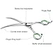 LovinPet Pet Grooming Scissors Professional Dog Cat Grooming Shears With Round Blunt Tip Stainless Steel, Dog Curved Scissors for Grooming Cats Dogs Grooming Tools With Comb