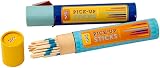 Keycraft Majigg Wooden Pick Up Sticks Game Tube 21cm for Ages 3+ view 2