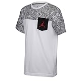 Nike Big Boys Jumpman Short Sleeve Graphic Tee L (Big Boys) White