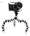 ICLOR-High Quality M-Size Octopus Stylish Portable Sturdy and Adjustable Tripod Stand Holder for Digital SLR Cameras and Smart phones.(Go pro Hero 1,2,3+4)