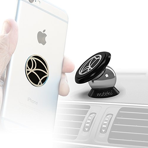 Cell Phone Holder by Wuteku UltraSlim Dashboard Mount