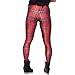 Jescakoo Sexy Red Plaid Print Stretchy Skinny Legging Tight for Women
