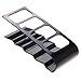 Stock Show 1Pcs Space Saving Metal TV Remote Control Storage Organizer/Caddy/Rack/Organizer,Black