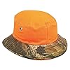 Mossy-Oak-Break-Up-Blaze-Orange-Reversible-Boonie-Bucket-Style-Hunting-Outdoor-Hat-Cap