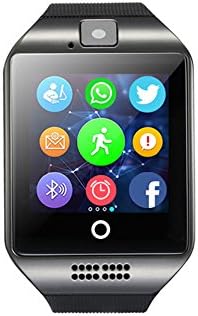 SmartWatch, Bluetooth Fitness Tracker Anti-Lost Smart Watch, Feel Comfortable, Screen Sensitive, The System Runs Smoothly, for Android Samsung,HTC,Sony,LG,Huawei,Google Nexus (Black). (Black)